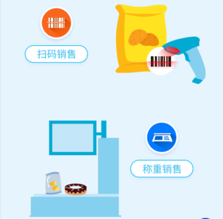 零食店用什么收银系统?称重收银二合一